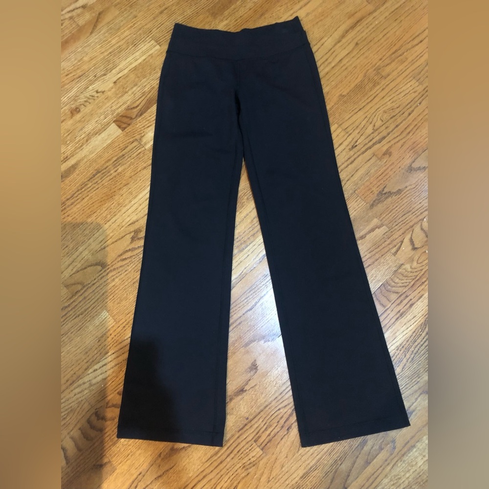 lululemon athletica Black Wide-Leg Leggings